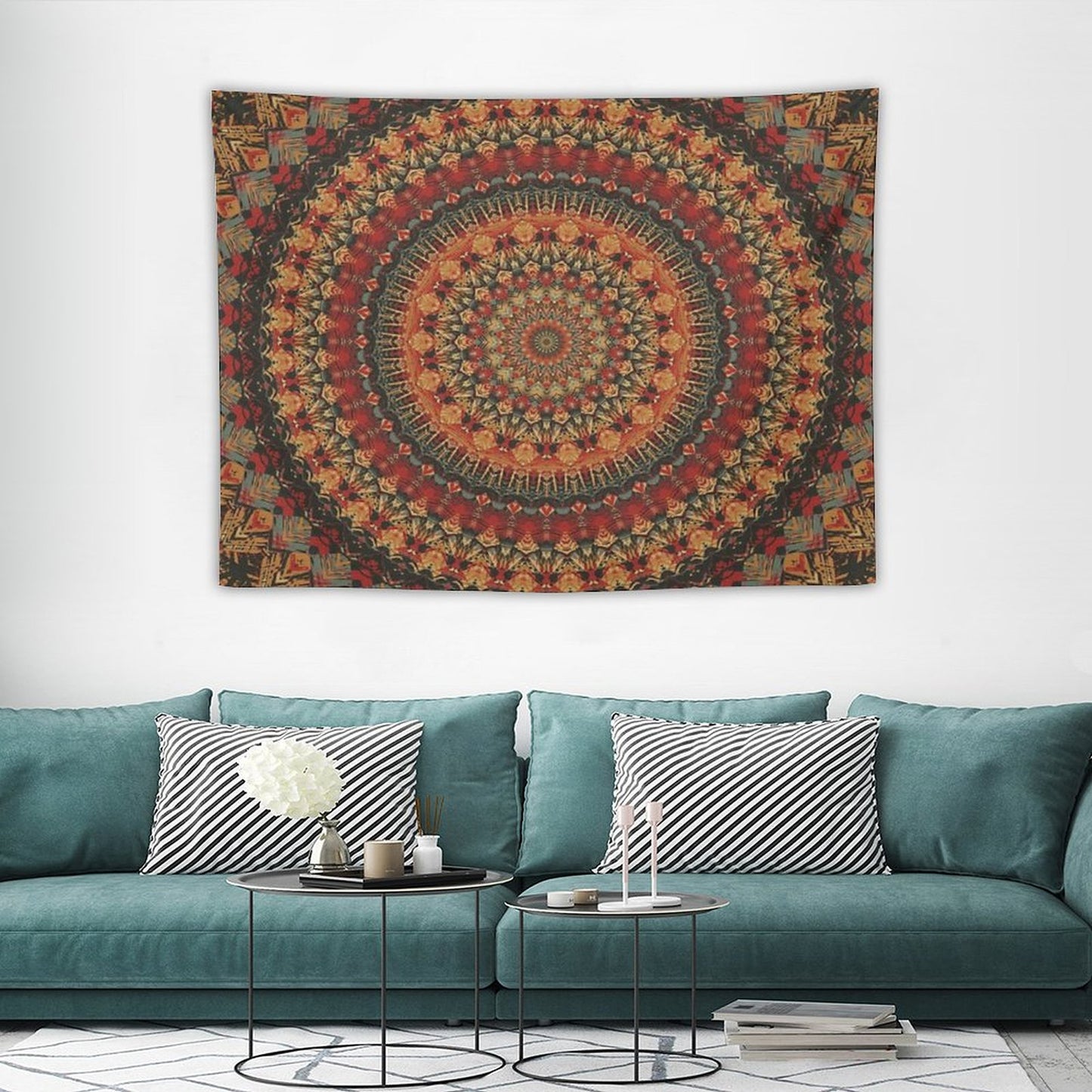 Mandala 128 Tapestry