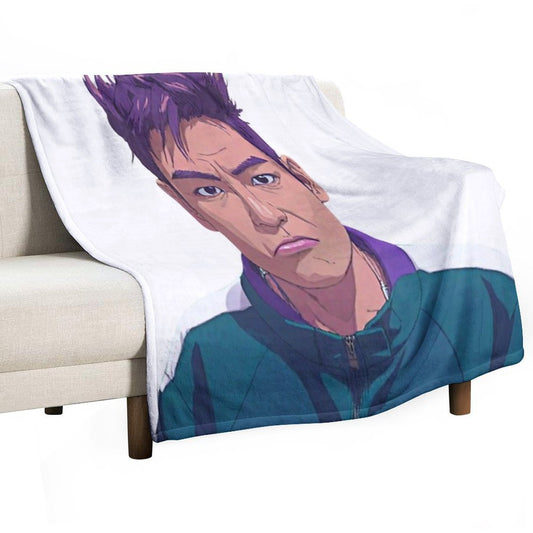 Thanos Player 230 Squid Game Throw Blanket