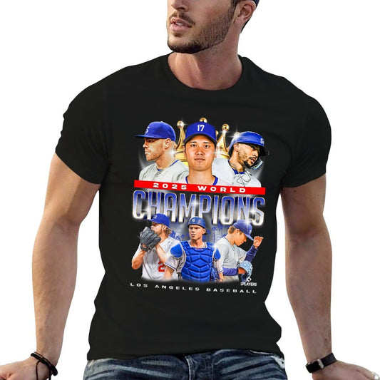 2025 World Champions Los Angeles LA Series Finals Merch Durable T-Shirt