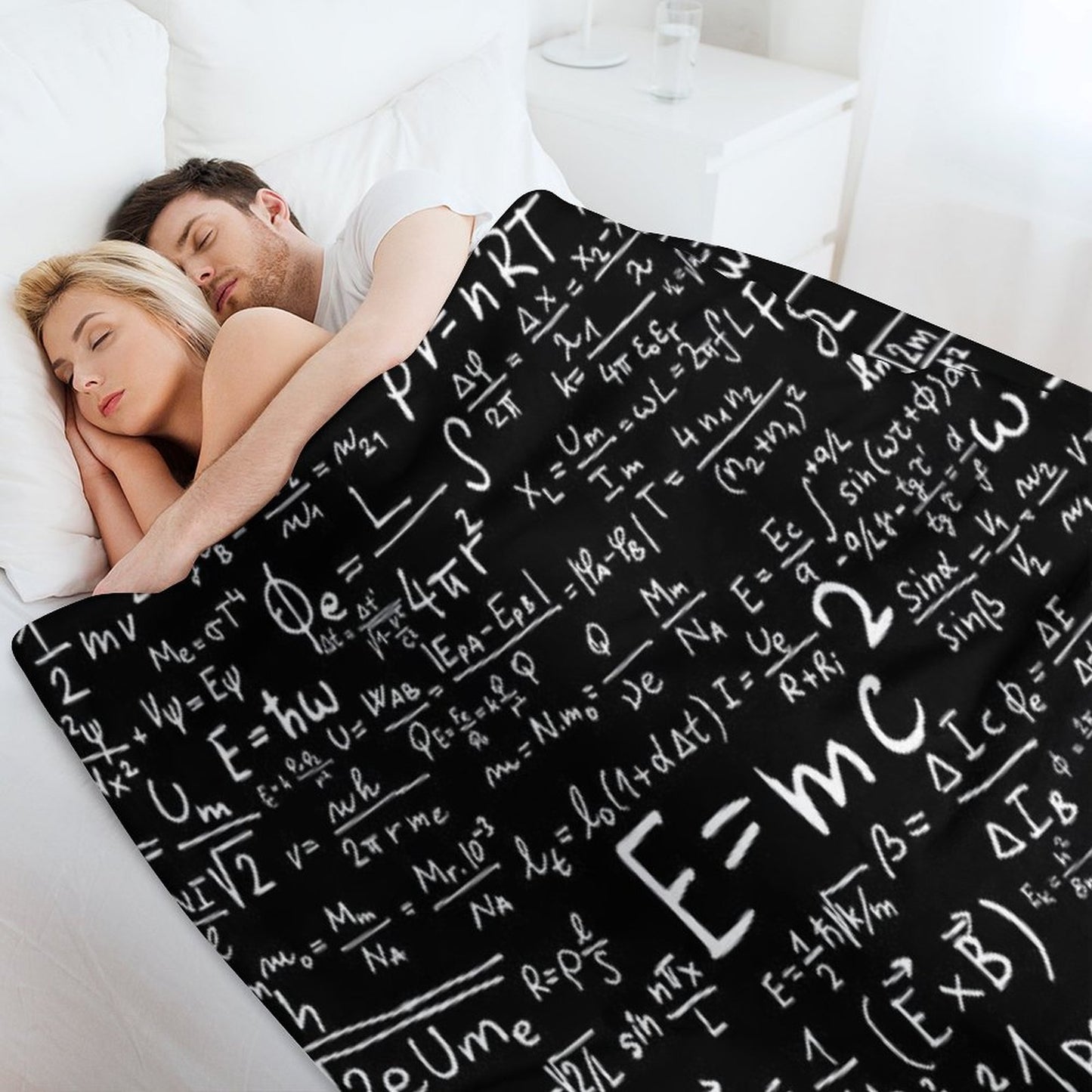 Physics Equations Throw Blanket