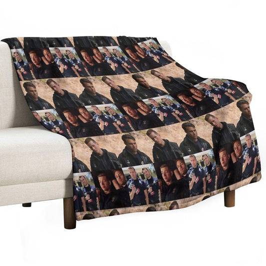 Buddie Collage Throw Blanket