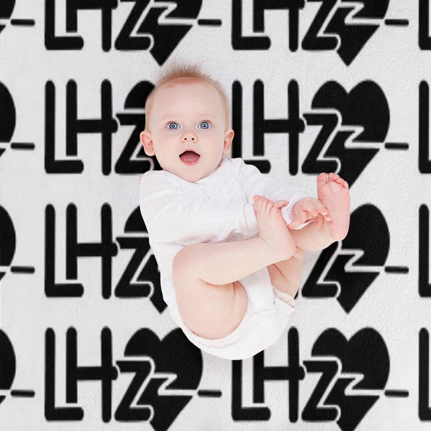 LHZ (Black) Throw Blanket