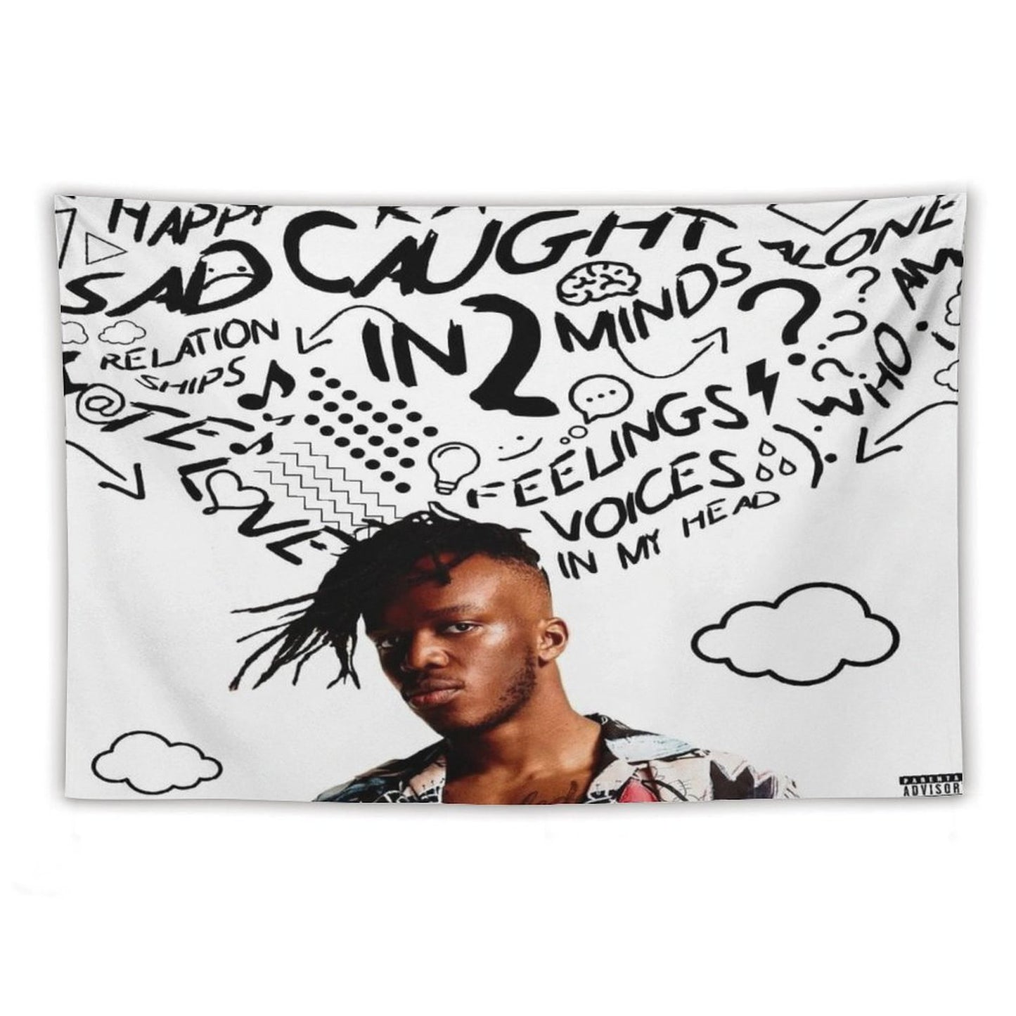 Caught In Two Minds Tapestry