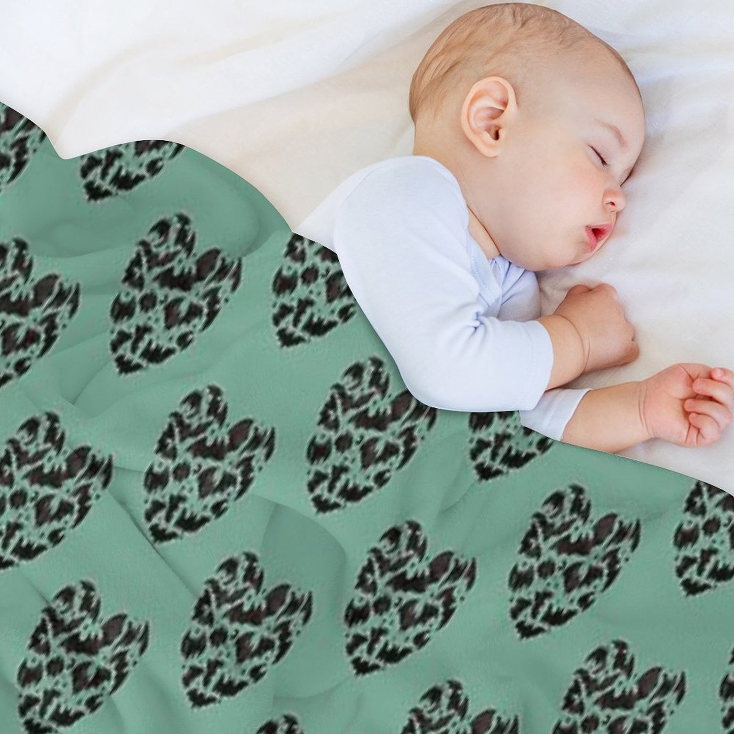 Bat Heart Throw Blanket