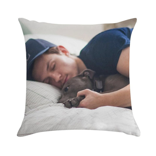 Tom Holland with Tessa Soft High-Density Material Throw Pillow