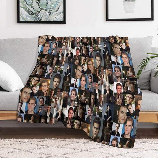 Paul Wesley Throw Blanket