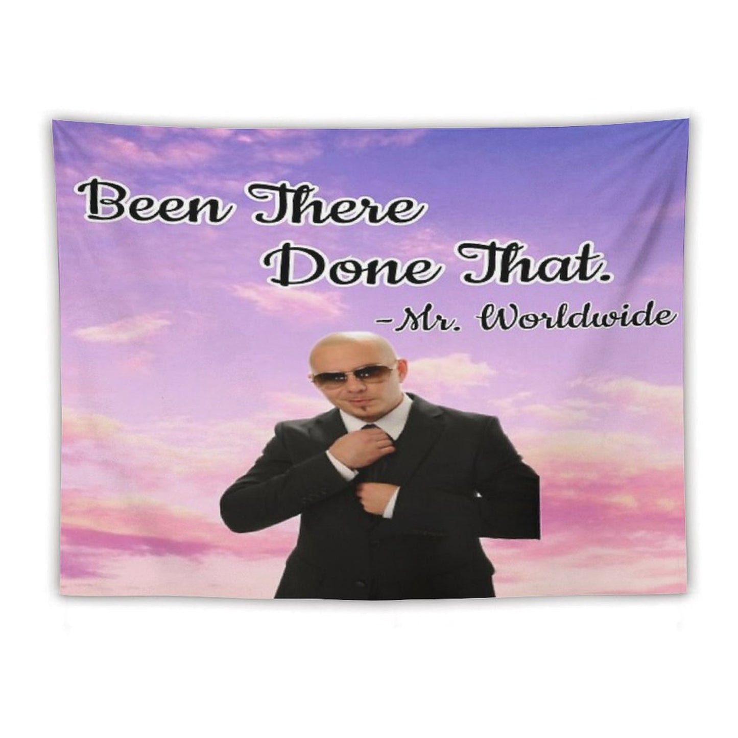 Mr Worldwide Tapestry for Maddie Tapestry