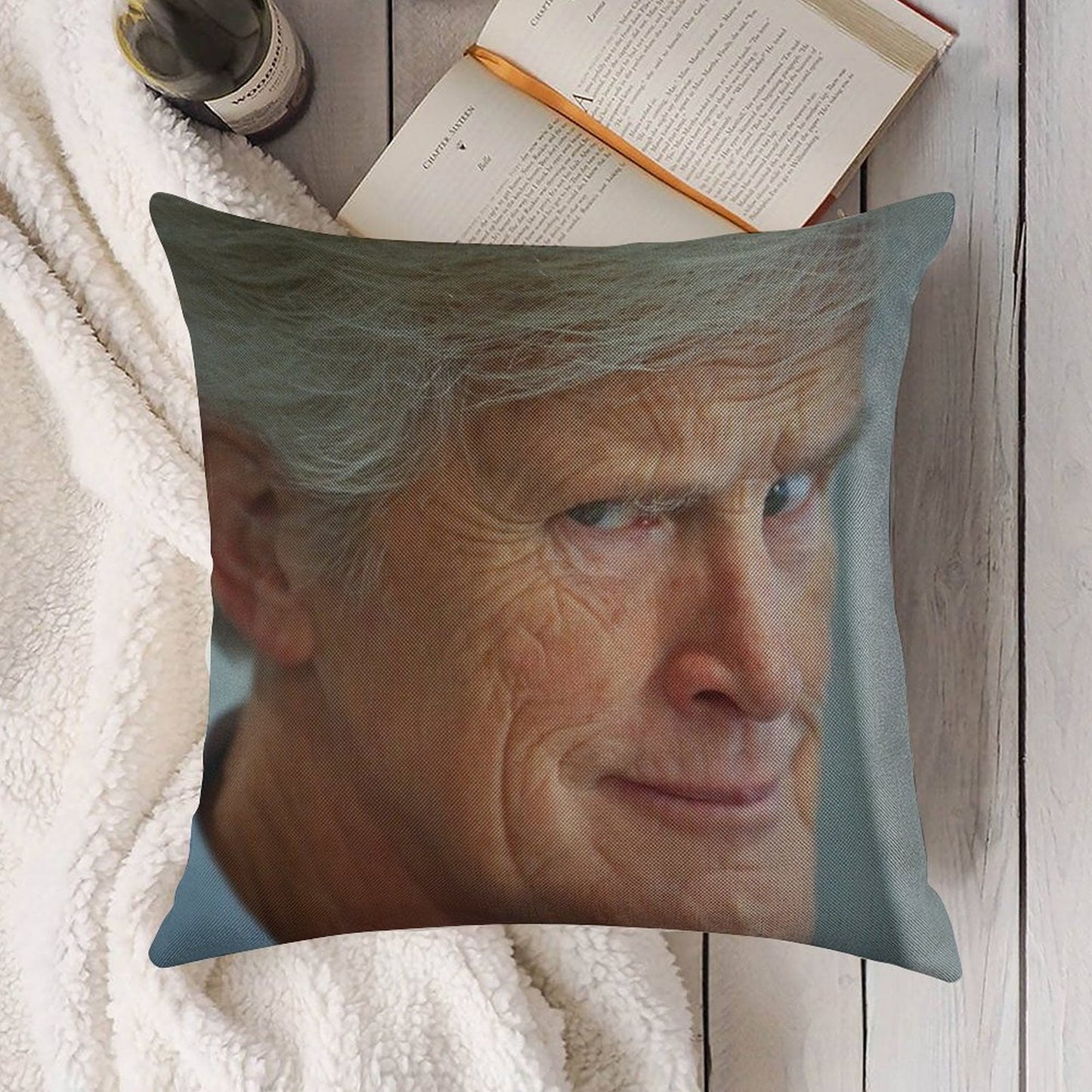Dateline Keith Morrison - Really Linen Throw Pillow Cover