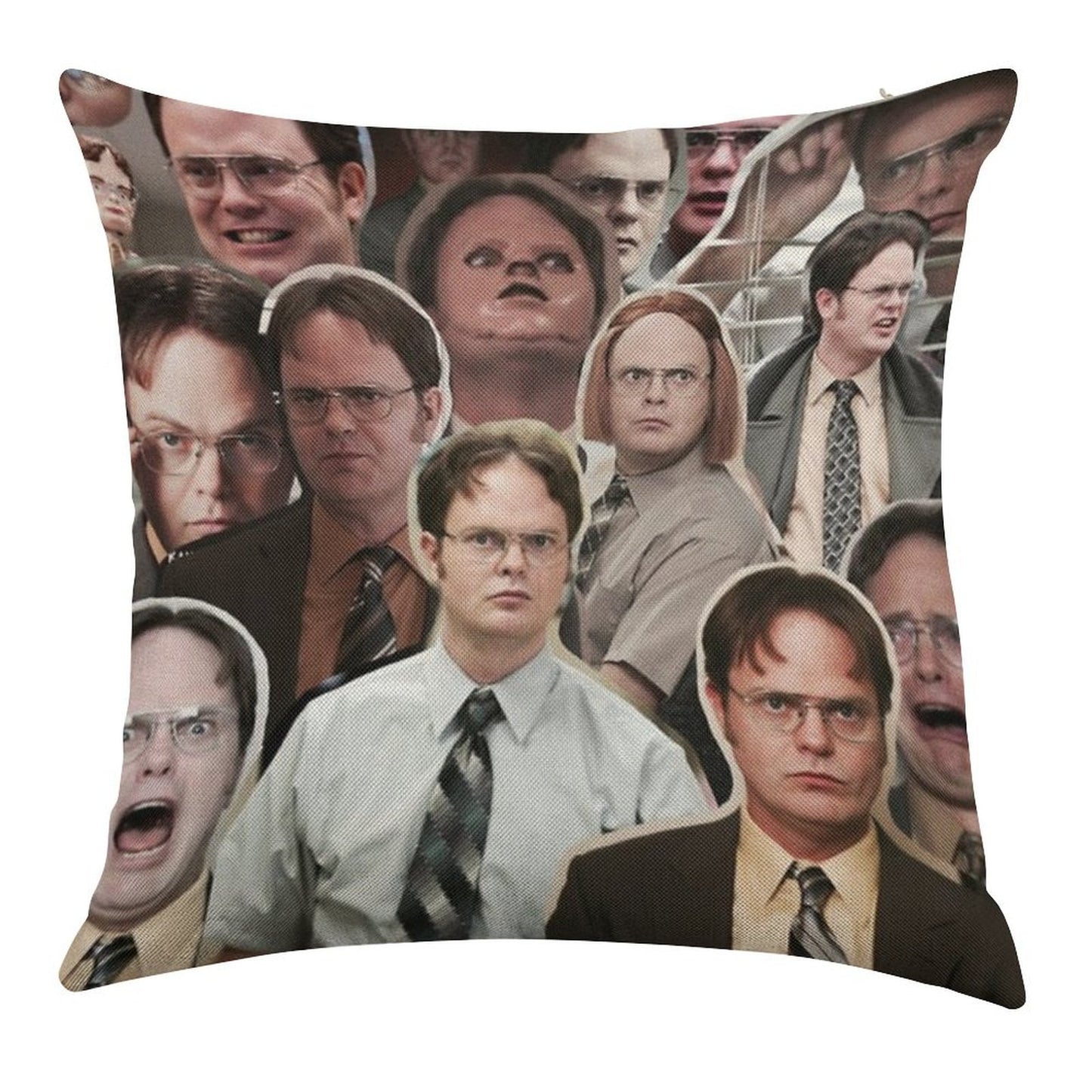 Dwight Schrute - The Office Linen Throw Pillow Cover