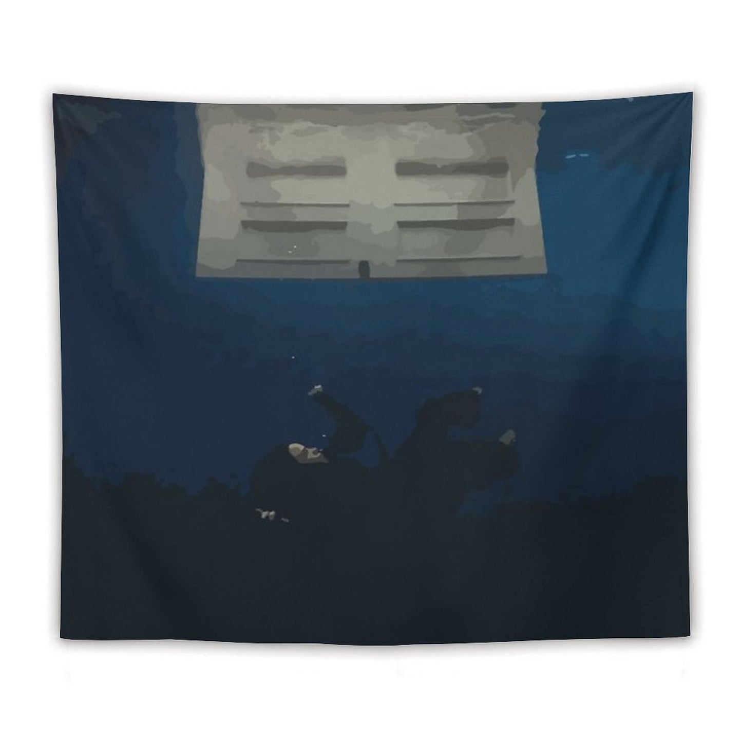 Hit Me Hard And Soft Cover Art Tapestry