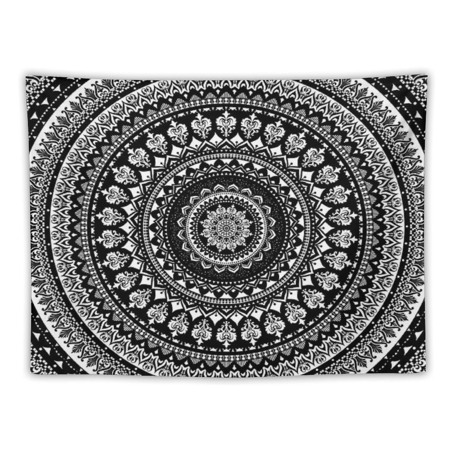 Mandala Monochrome 2 Tapestry