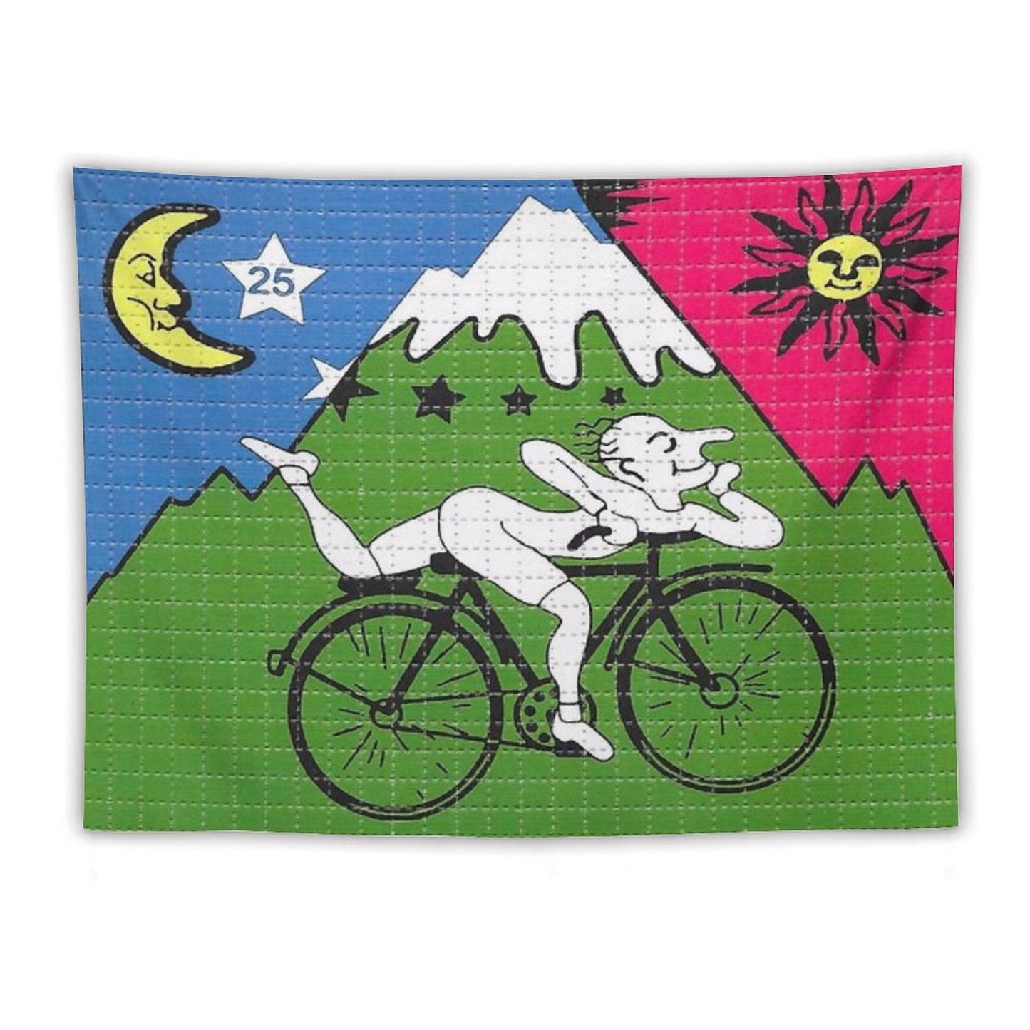 LSD - Albert Hofmann - Bicycle Day Tapestry