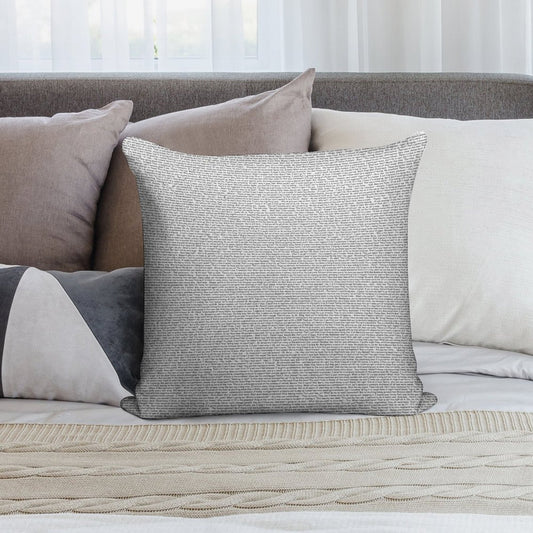 The Entire Bee Movie Script Soft Short Plush Fabric Throw Pillow