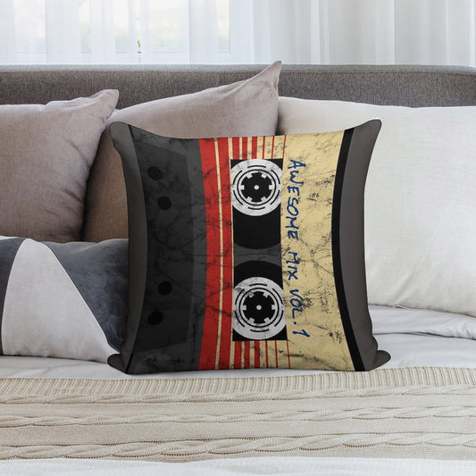 Vintage Awesome Mixtape Vol. 1 Soft Style Accent Throw Pillow