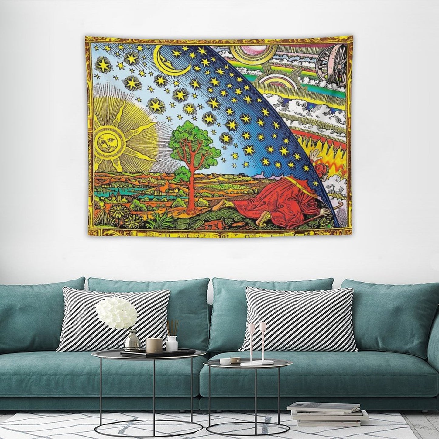 Flammarion Engraving in Color Tapestry