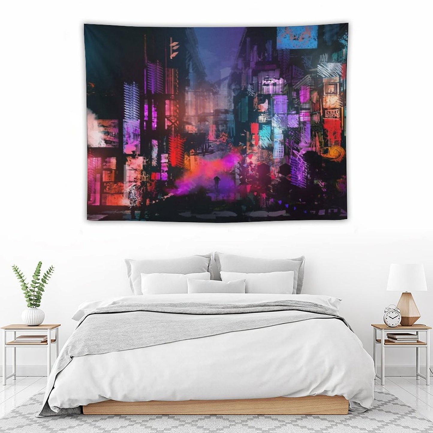 Unleashed at Night Tapestry