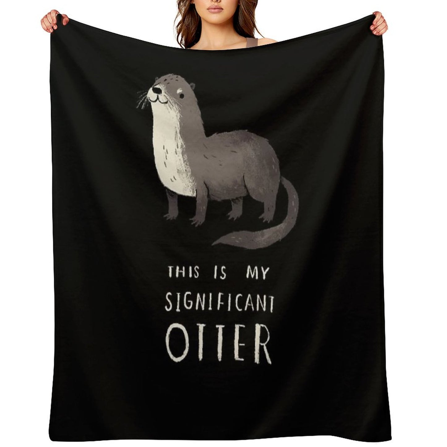 Significant Otter Throw Blanket