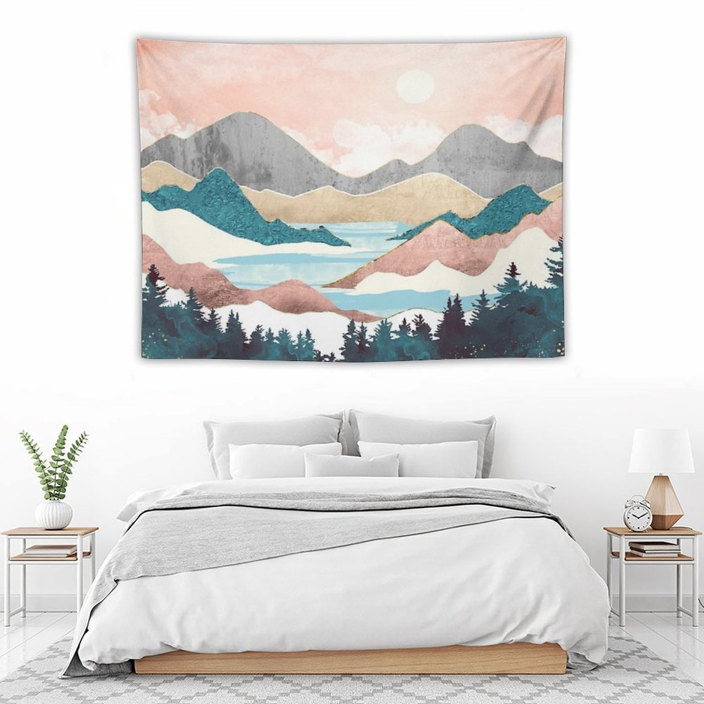 Lake Sunrise Tapestry