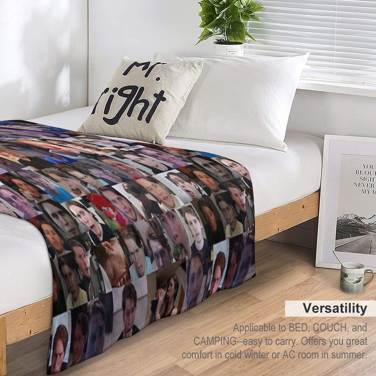Jerma Collage Throw Blanket