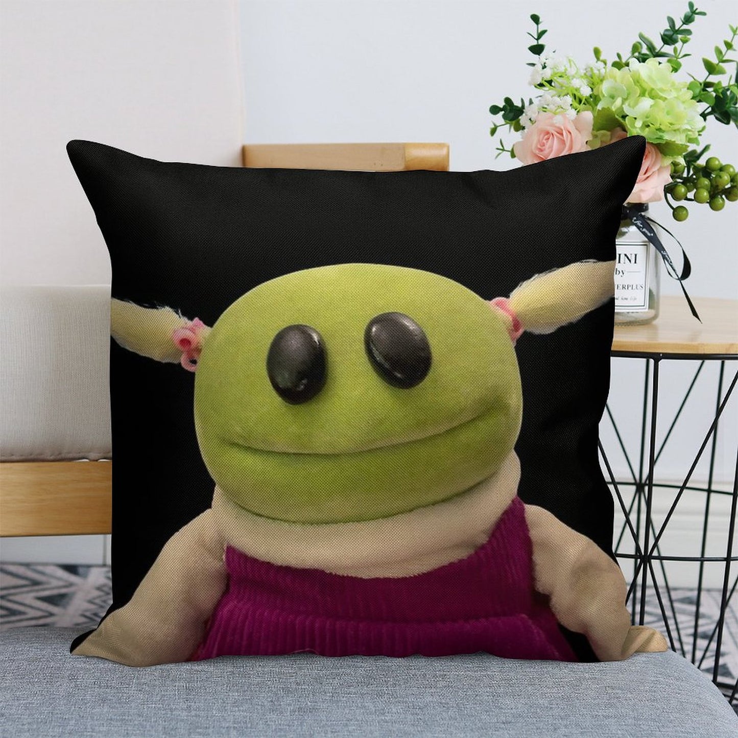 Nanalan Mona Linen Throw Pillow Cover