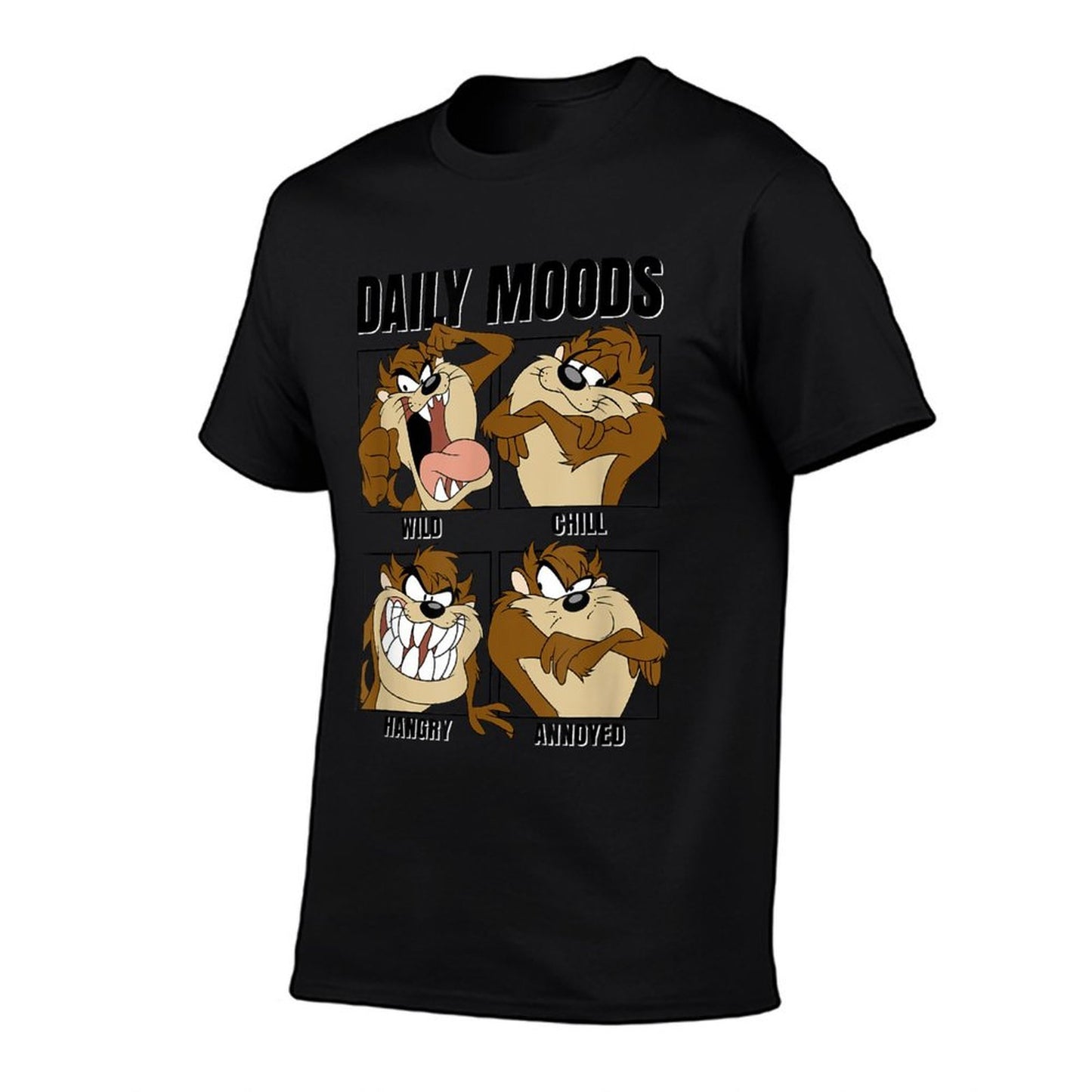 Looney Tunes Tazmanian Devil Daily Moods Panels Soft T-Shirt