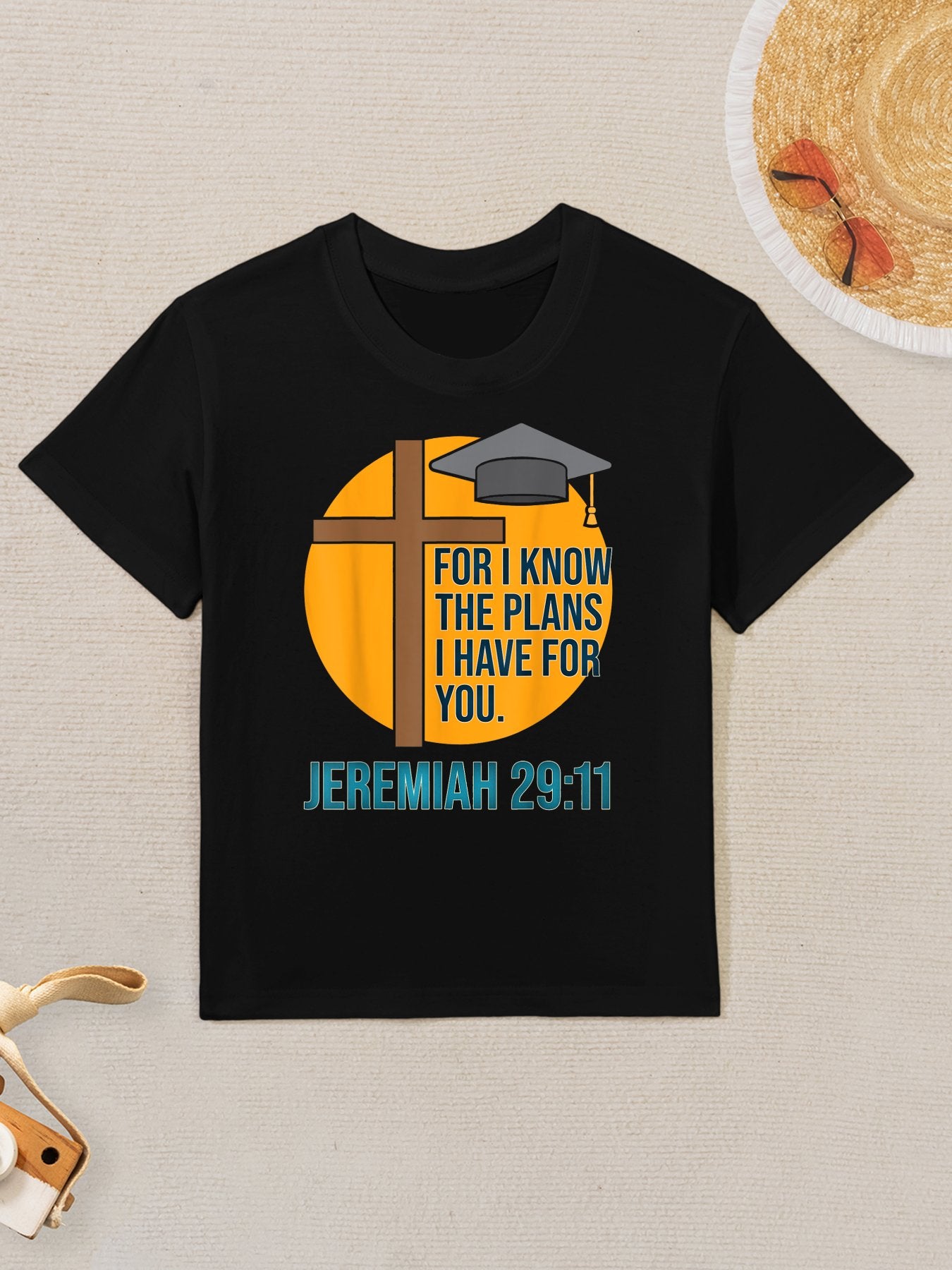 Christian School Graduation Gift Bible Verse Kids T-Shirt