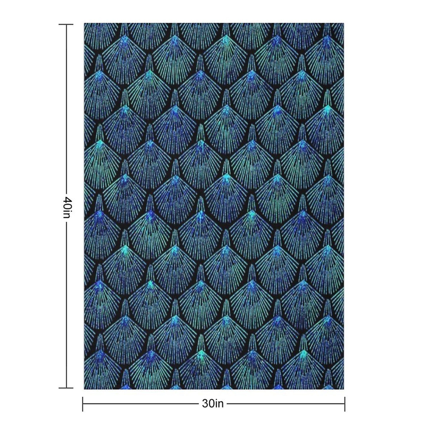 Peacock Throw Blanket