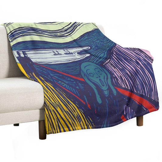 Andy Warhol, 1928-1987 USA, Pop Art Original Paintings by Andy Warhol Throw Blanket