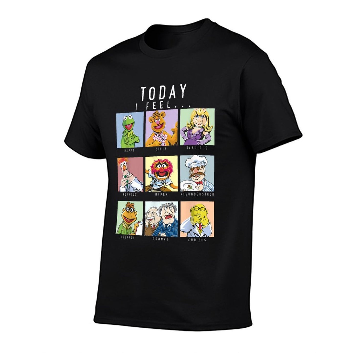 Disney The Muppets Today I Feel Box Up Character Portraits Easy-care T-Shirt
