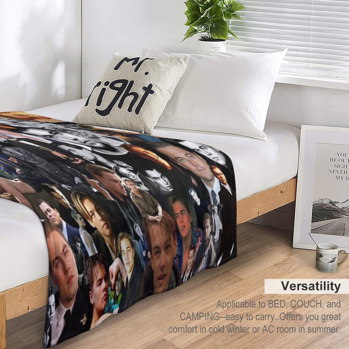 Leo DiCaprio Throw Blanket