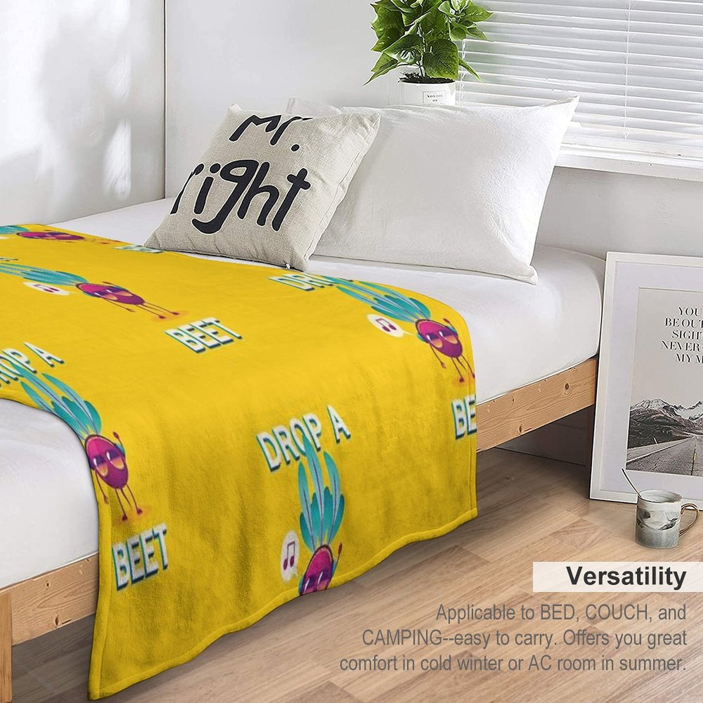 Drop A Beet Throw Blanket