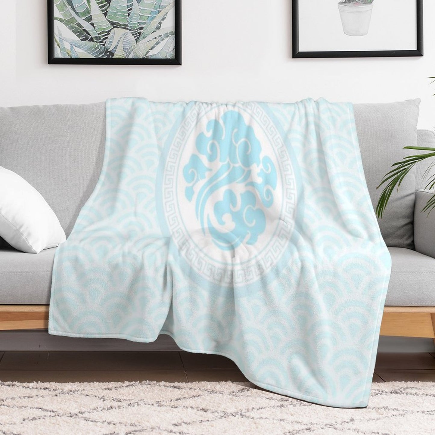 Gusu Lan Logo Throw Blanket