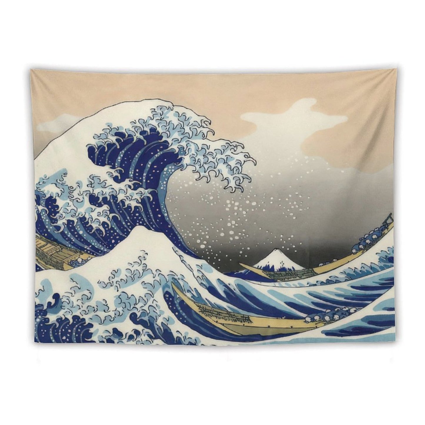 Hokusai (1760-1849) The Great Wave Off Kanagawa Tapestry