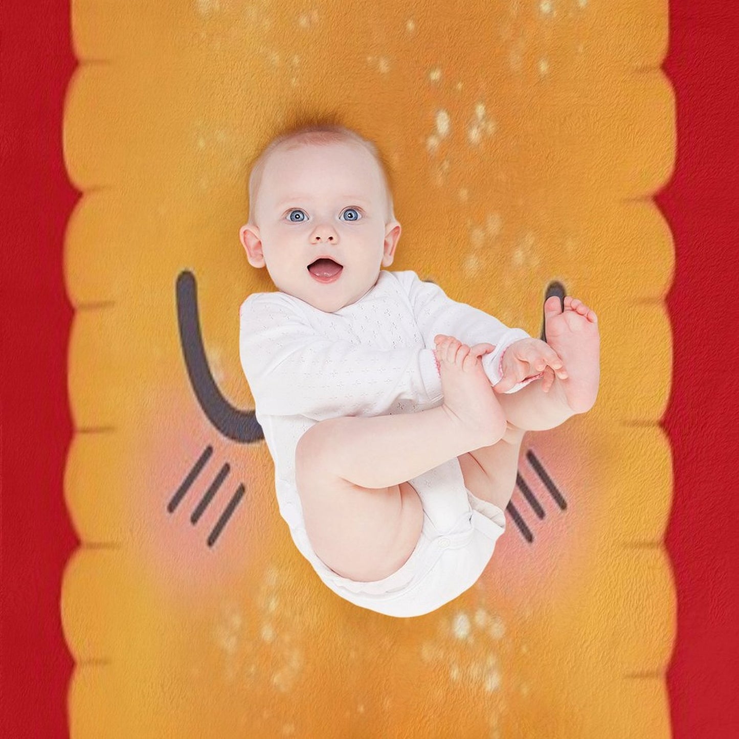 Uwu Cheese Cracker Throw Blanket