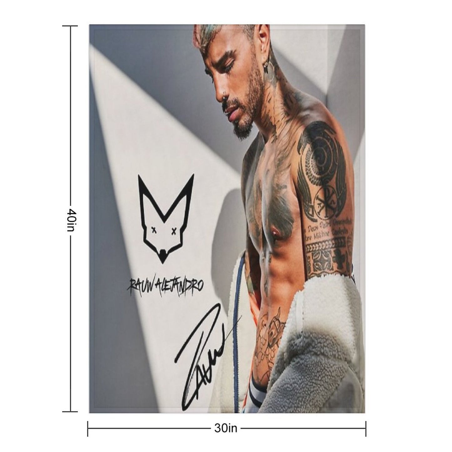 Alejandro with Signature Throw Blanket