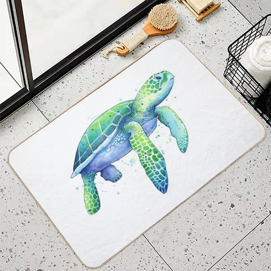 Green Sea Turtle Bath Mat