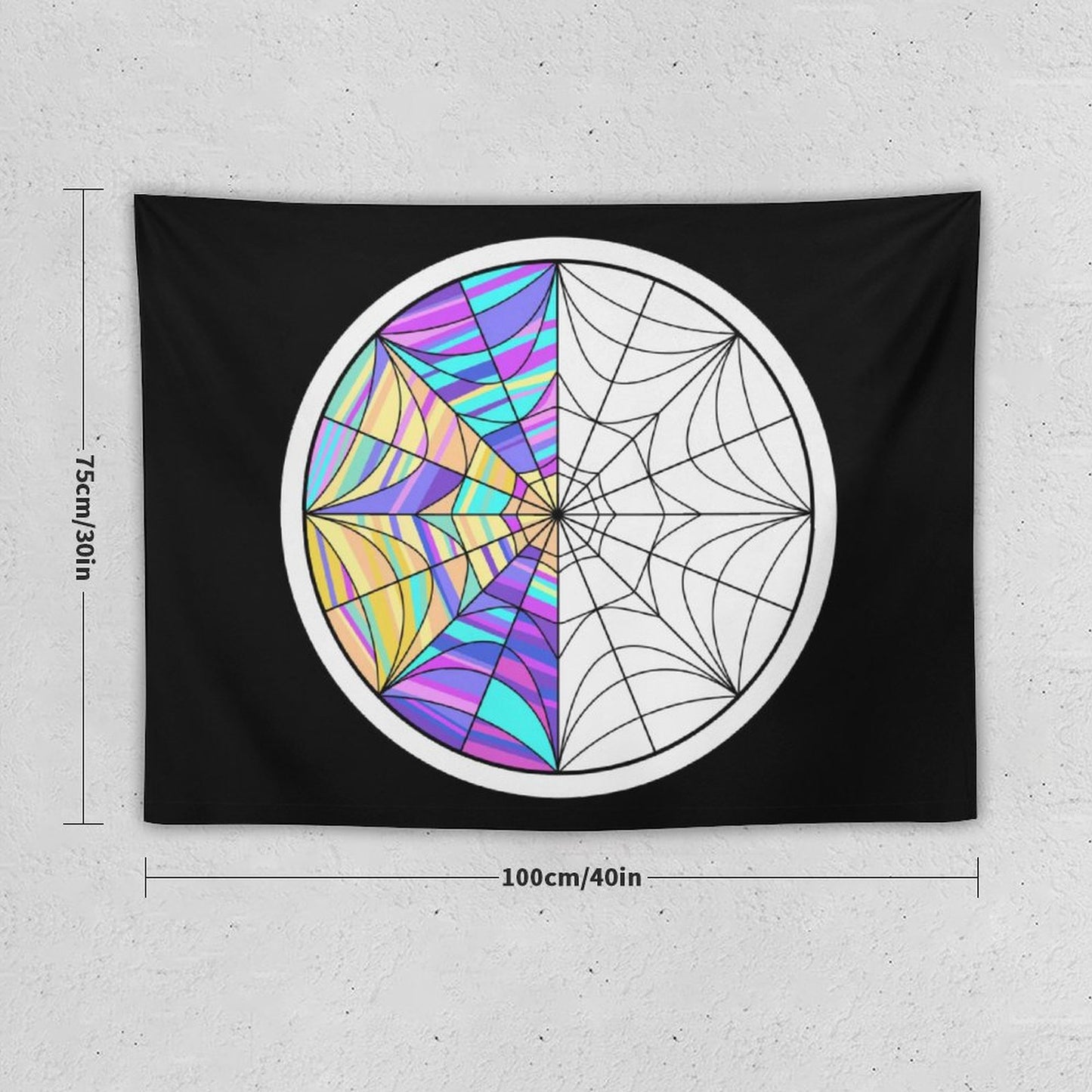 Wednesday Addams Birthday Decorations Tapestry