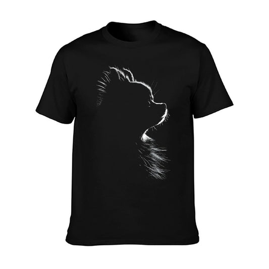 Retro Pomeranian Silhouette T-Shirt