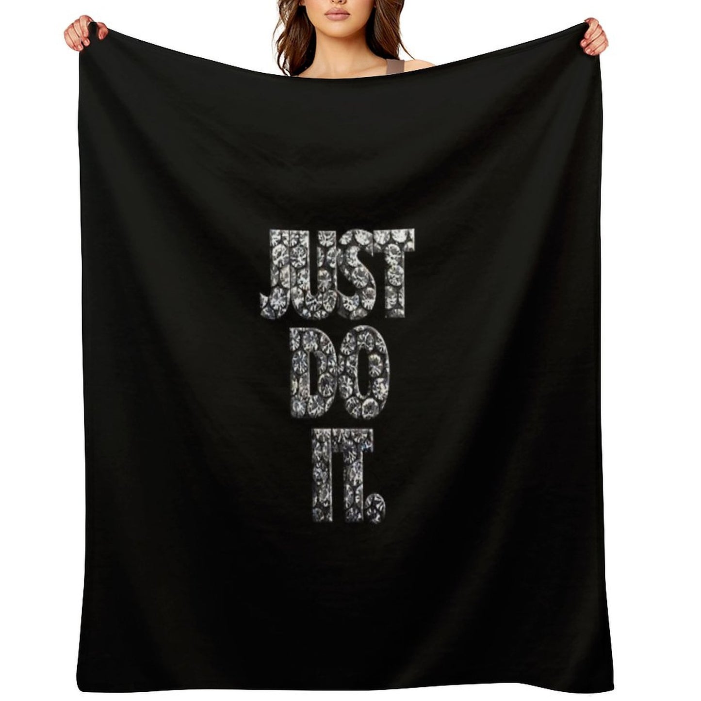 Just Do It Diamonds Throw Blanket