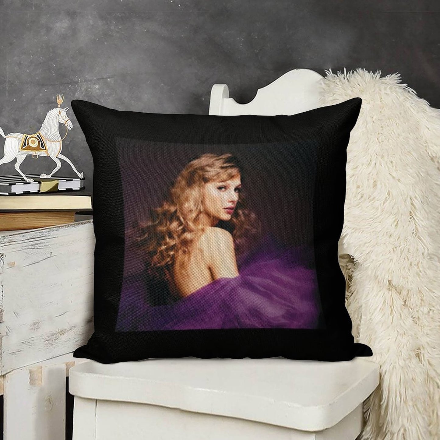 Speak Now Taylor Swift Linen Throw Pillow Cover
