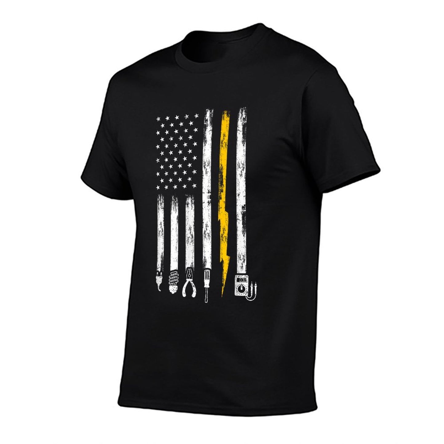 Electrician US Flag Tools for Electricians T-Shirt