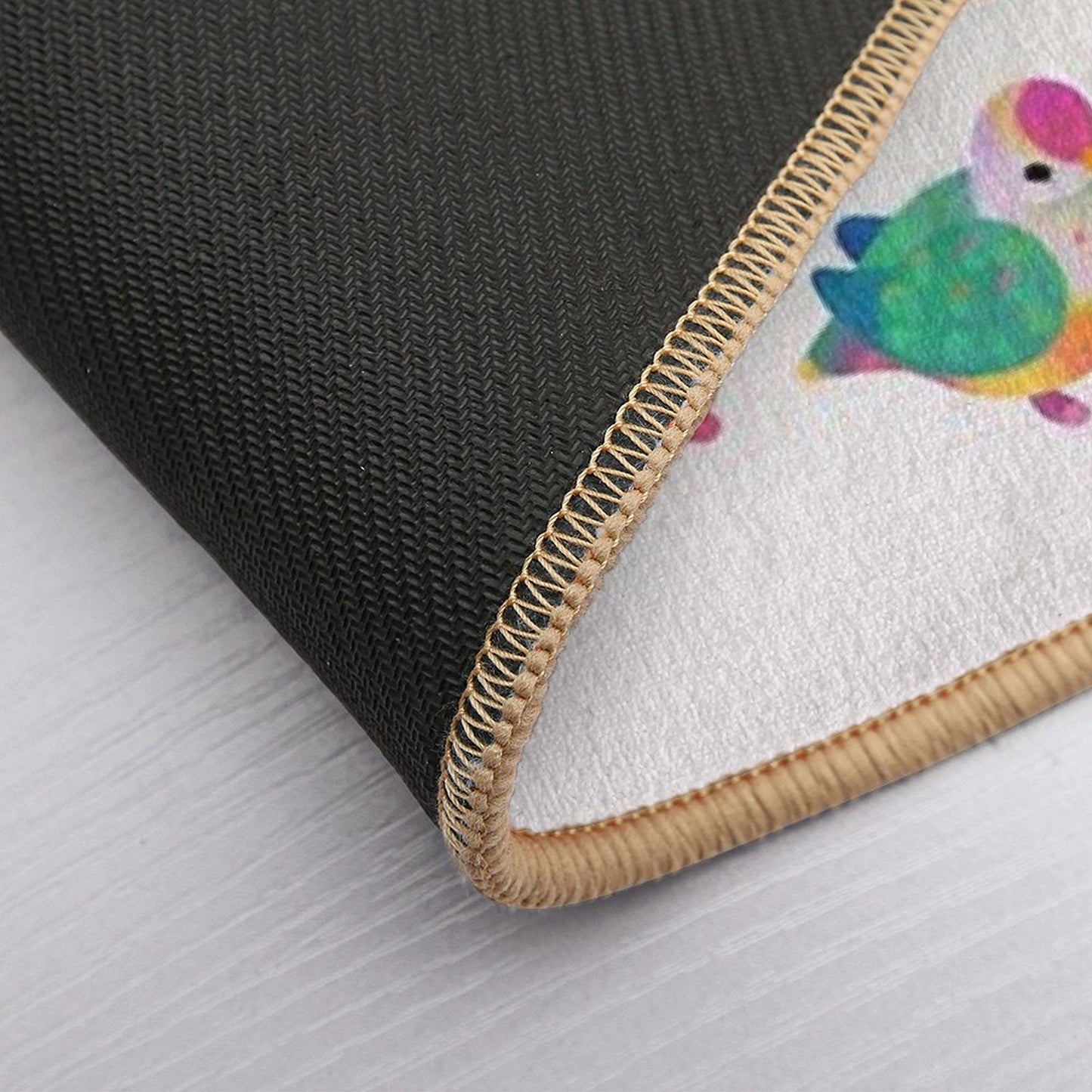 Wild Pigeon -bright, Name Bath Mat