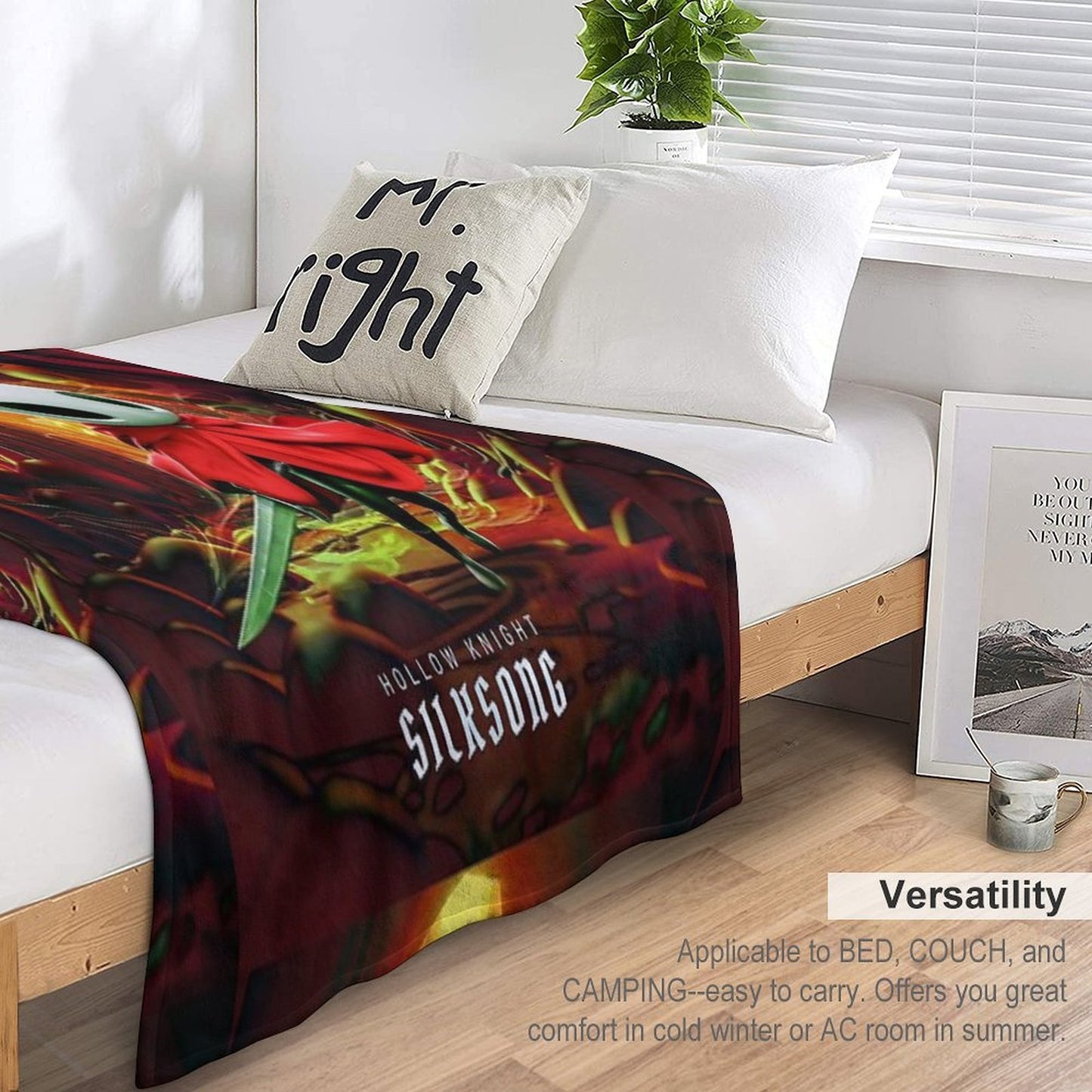 Hollow Knight Silksong Throw Blanket