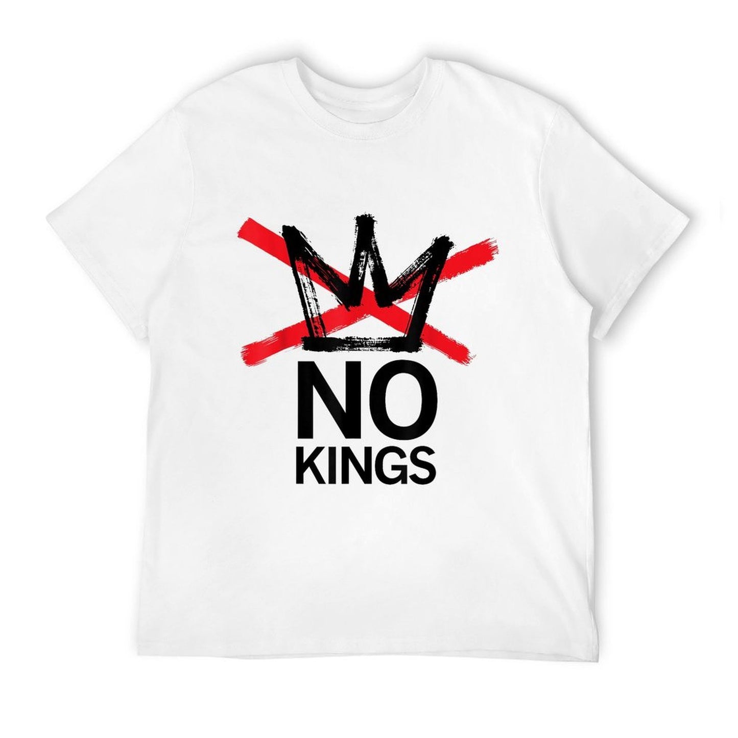 No Kings in America Political for Men Women - No Kings Tagless Design T-Shirt