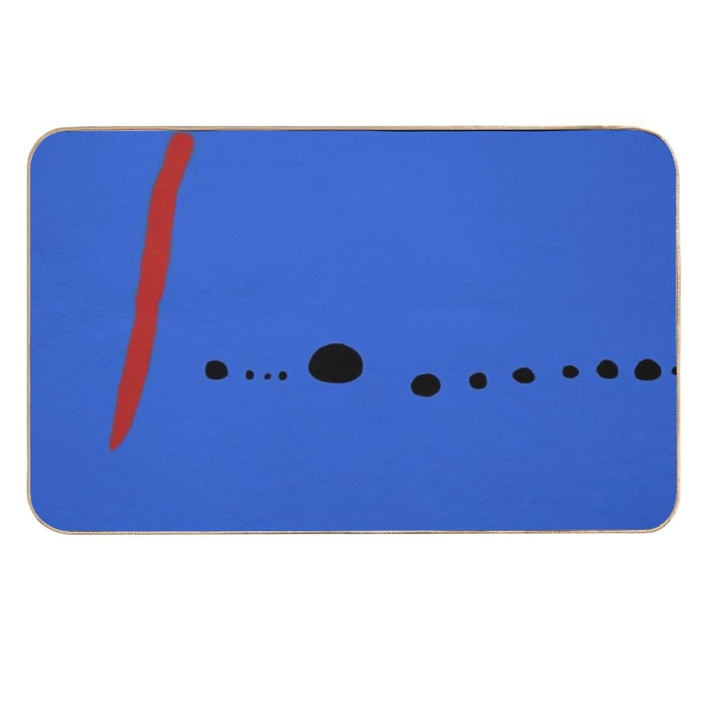 Bleu II - Joan Mirò Stain-Proof Bath Mat
