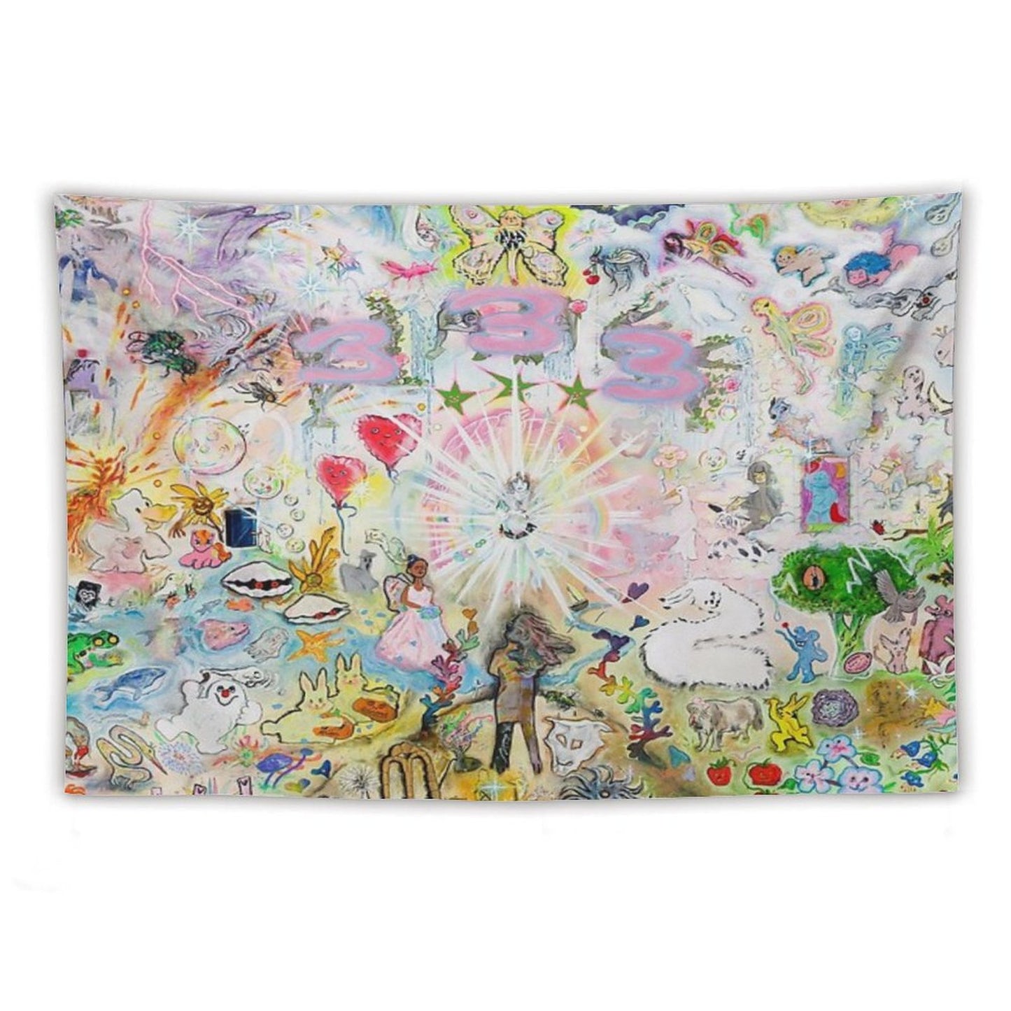 Drain Gang Bladee 333 Album Cover Tapestry Tapestry