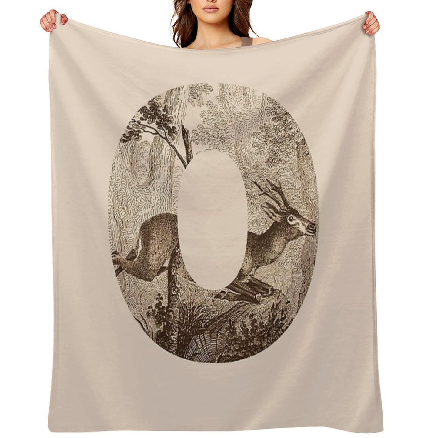 O Deer Throw Blanket