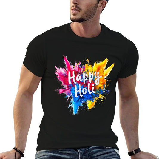 Happy Holi For Women Men Kids Color India Hindu Gifts T-Shirt