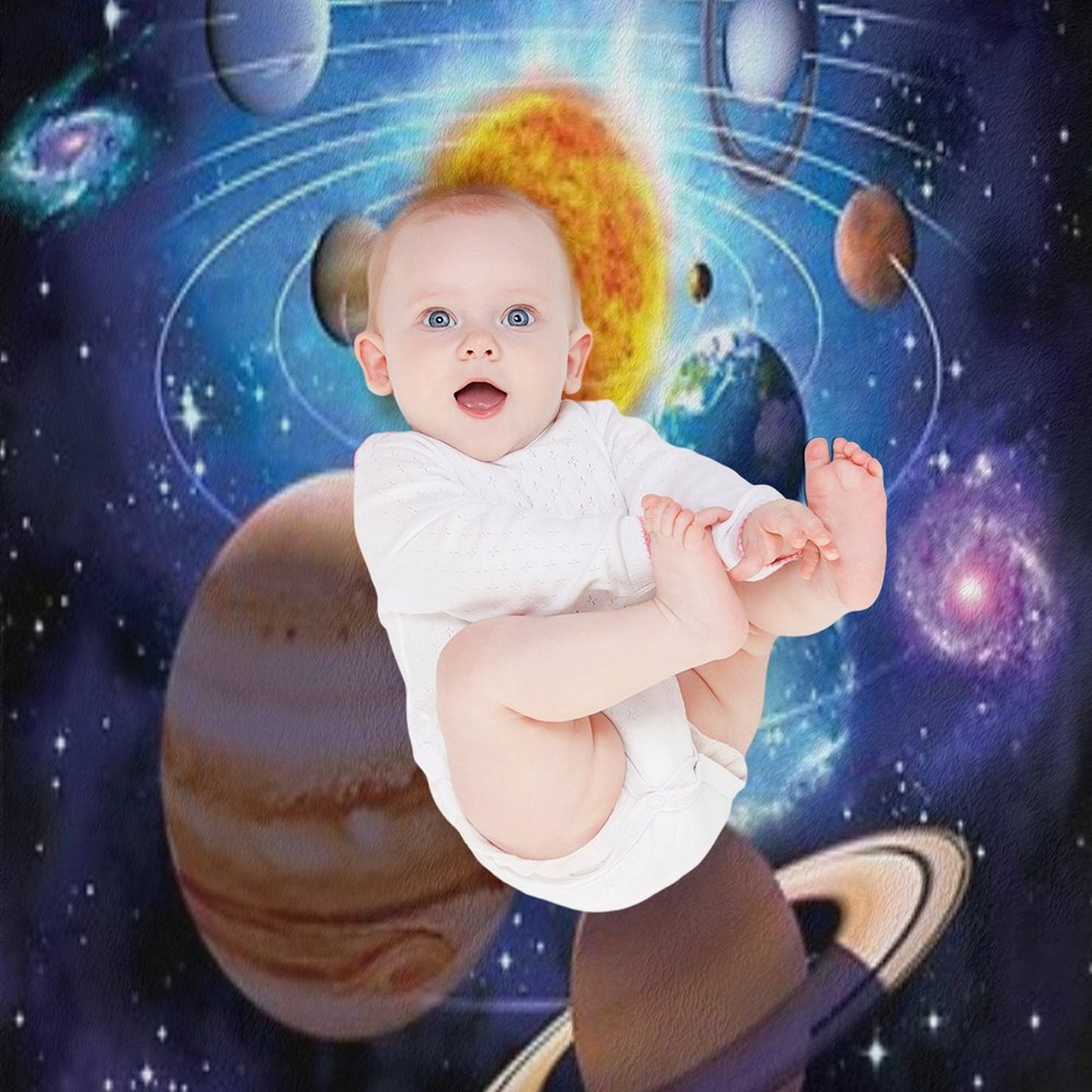Solar System Throw Blanket