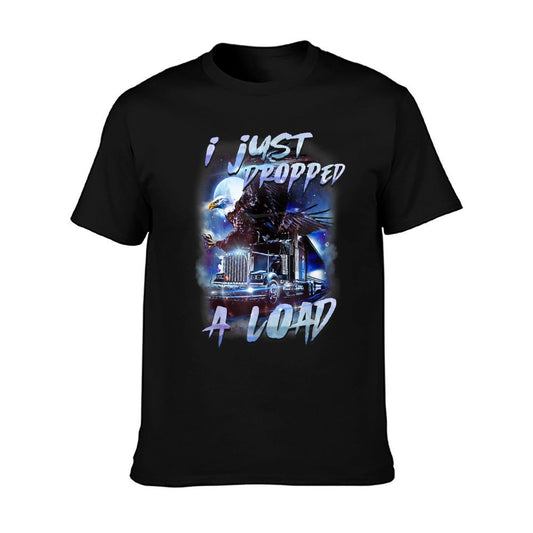 Funny Trucker Gifts Men Husband Semi Trailer Truck Driver T-Shirt